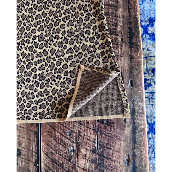 Not For Sale-Exclusively Misook Leopard Cheetah Animal Print Sleeveless Shell - Picture 12 of 14